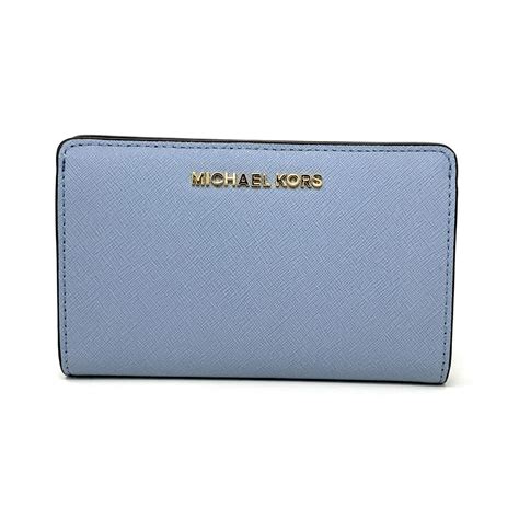 michael kors blue jet set wallet